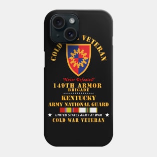 Cold War Vet -  149th Armor Brigade Kentucky ARNG w COLD SVC Phone Case