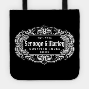 Scrooge & Marley Counting House London - Est. 1843 - vintage logo Tote