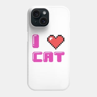 I Love Cat Phone Case