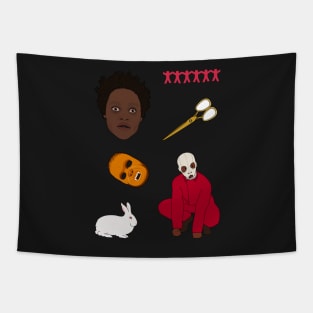 Jordan Peele’s Us | Sticker Set Tapestry