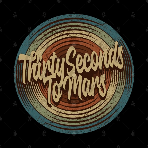 Thirty Seconds To Mars Vintage Vinyl by musiconspiracy