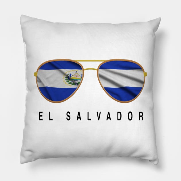 El Salvador Sunglasses Pillow by JayD World