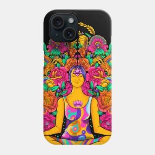 psychedelic art Phone Case