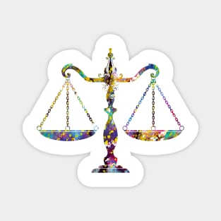 Scales of Justice Magnet