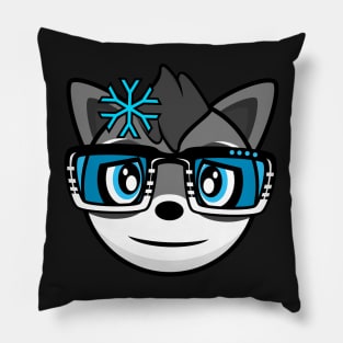 Relaxed Raccoon Rocky Pillow