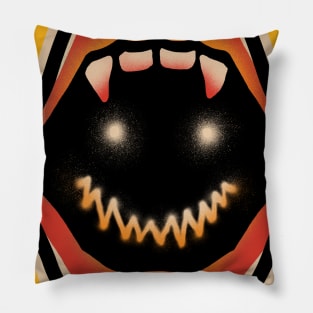 mouth mystery Pillow