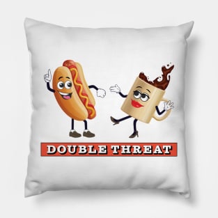 Hot Dog & Coffee Pillow