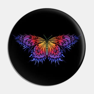 Butterfly Colours Pin