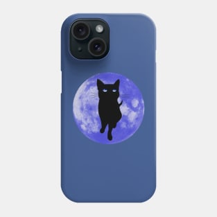 Blue Moon Kitty 3 Phone Case