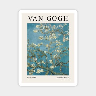 Van Gogh Almond Blossom Painting Exhibition Magnet