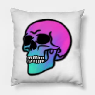 Pastel Skull Pillow