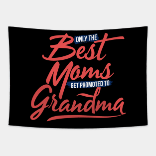 'Best Moms Get Promoted To Grandma' Mother's Day Gift Tapestry