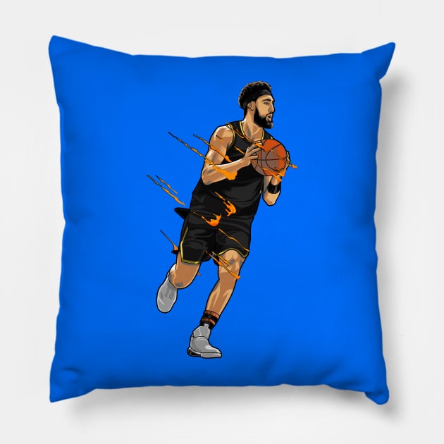 Klay Thompson Pillow by lazartemarjun