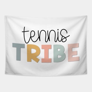 Tennis Tribe Muted Pastels Tapestry