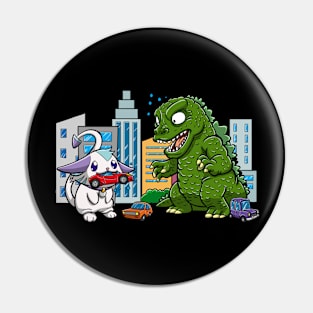 monster vs rabbit Pin