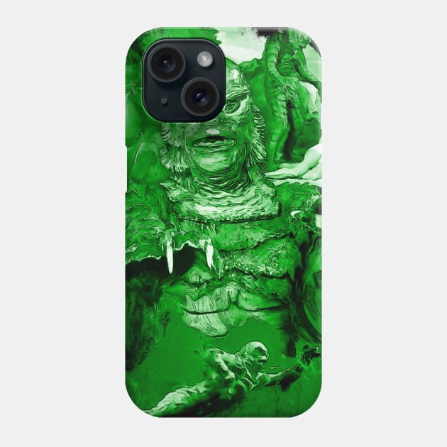 The Creature from the Black Lagoon Phone Case by xenomorphicpress