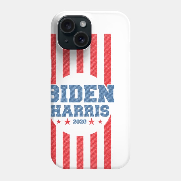 Vintage Biden & harris 2020 red stripes political apparel Phone Case by opippi