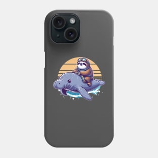 Manatee Sloth Phone Case