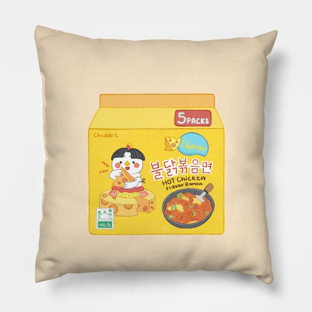 Samyang Cheesy Ramen Pillow by Chubbit