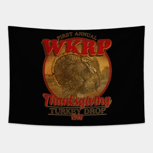 Vintage WKRP Turkey Drop Tapestry