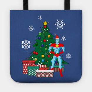 Captain Planet Around The Christmas Tree Tote