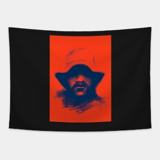 Copy of Copy of rebel, sturdy man with bucket hat Tapestry