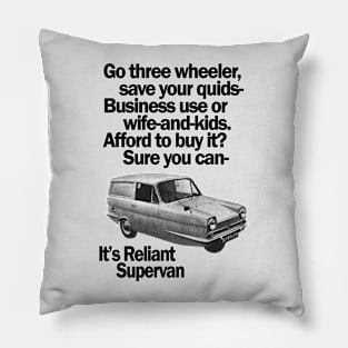 RELIANT SUPERVAN - advert Pillow