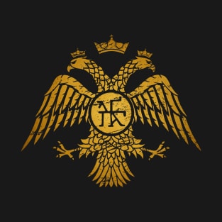 Byzantine Empire Constantinople Double Headed Eagle T-Shirt