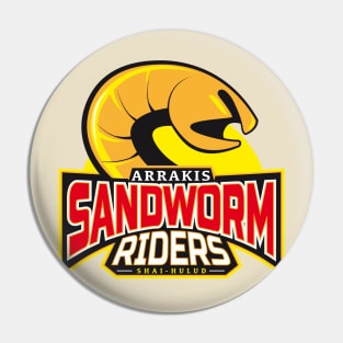 SandWorm Riders Pin