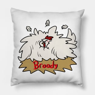 Broody Mother Hen Chicken Pillow