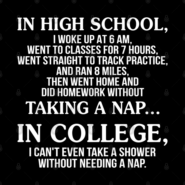 In High School I Woke Up At 6 am Went To Classes For 7 Hours by Murder By Text