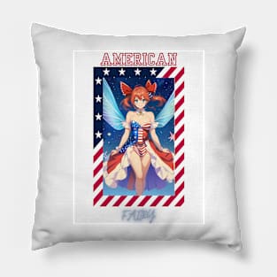 Soaring American Fairy Pillow