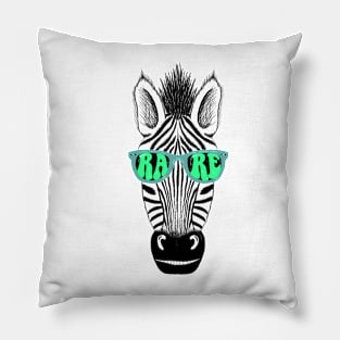 Rare zebra Pillow