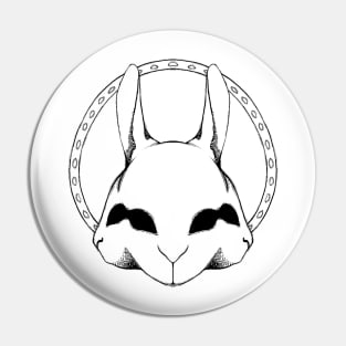 angel rabbit Pin