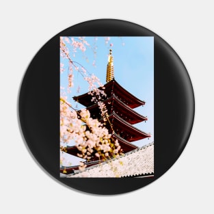 Japan - 'Sakura Temple' Pin