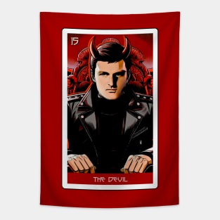 the devil - house of anubis tarot card Tapestry