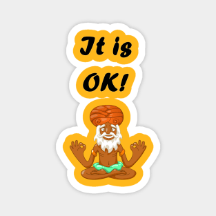 It's OK! - On the Back of Magnet