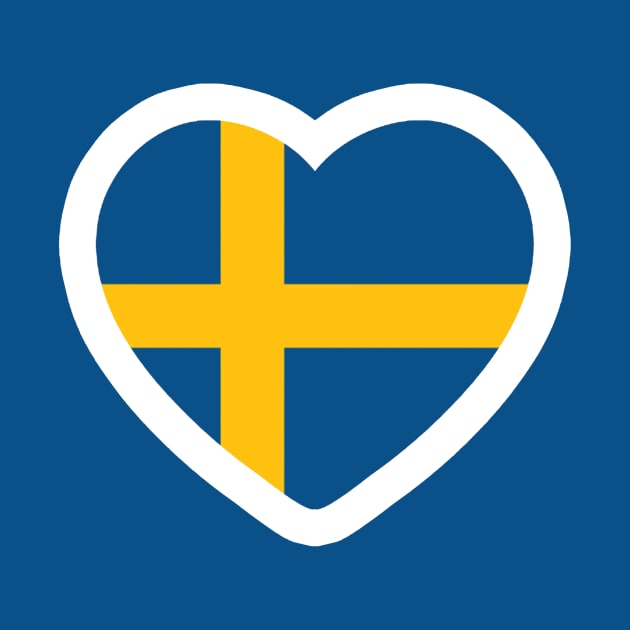 I Love Sweden! by ShirtAtlas