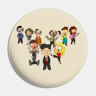 Arrested Development Cast Pin