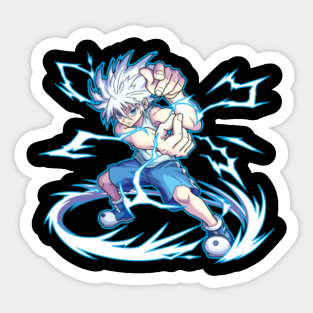 Killua Zoldyck Stickers Teepublic