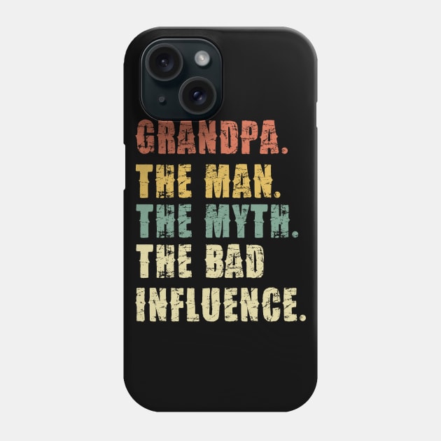 grandpa, The Man, The Myth, The Legend - Funny Phone Case by Pannolinno