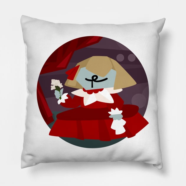 Meninas Infanta Margarita En Rojo Pillow by soniapascual