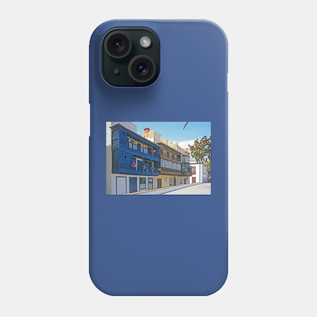 Balcones Tipicos, La Palma, May 2022 Phone Case by RedHillDigital