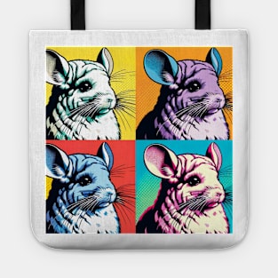 Chinchilla Charm: Pop Art Splendor Tote