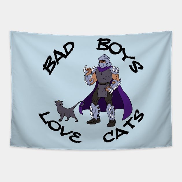 Bad Boys Love Cats #3 Tapestry by BradyRain