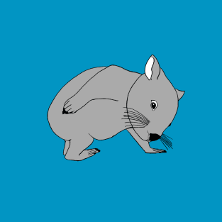 Wombat with an Itch T-Shirt