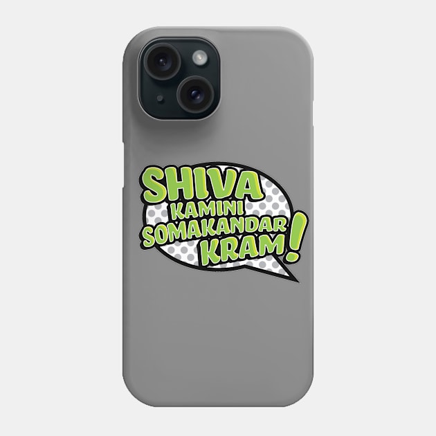 Shiva Blast Phone Case by huckblade