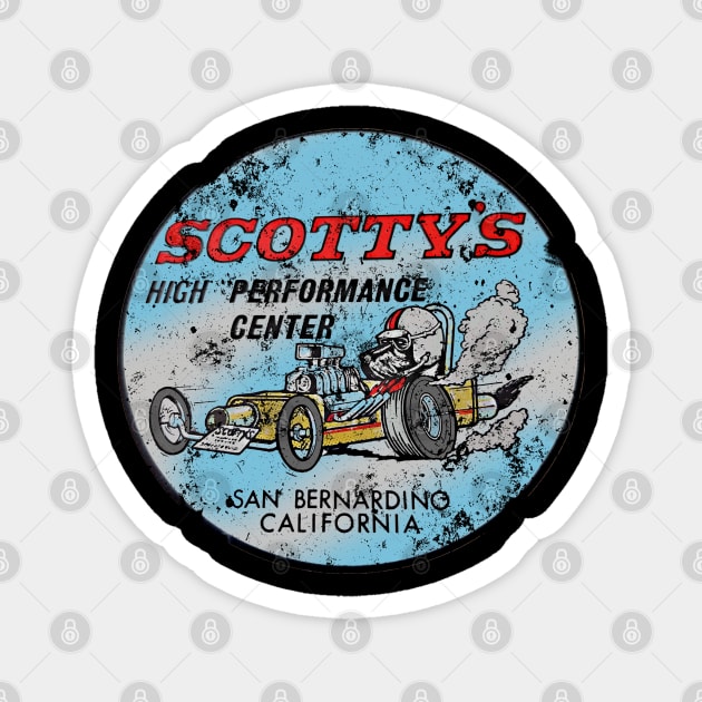 California Racing Magnet by retrorockit