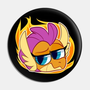 Smolder  smug Pin