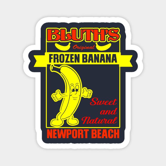Bluth's Original Frozen Banana - Vintage Magnet by Yoyo Star